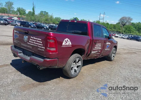 2024 Ram 1500 Laramie 4X4 5'7 Box из США, поврежденный, VIN 1C6SRFJT7RN165612